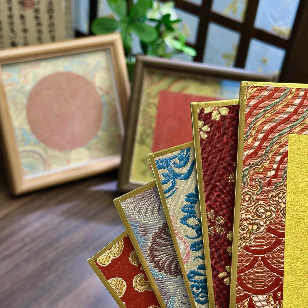 【卡片】大号宋锦宣纸文创礼品空白手写书法卡片