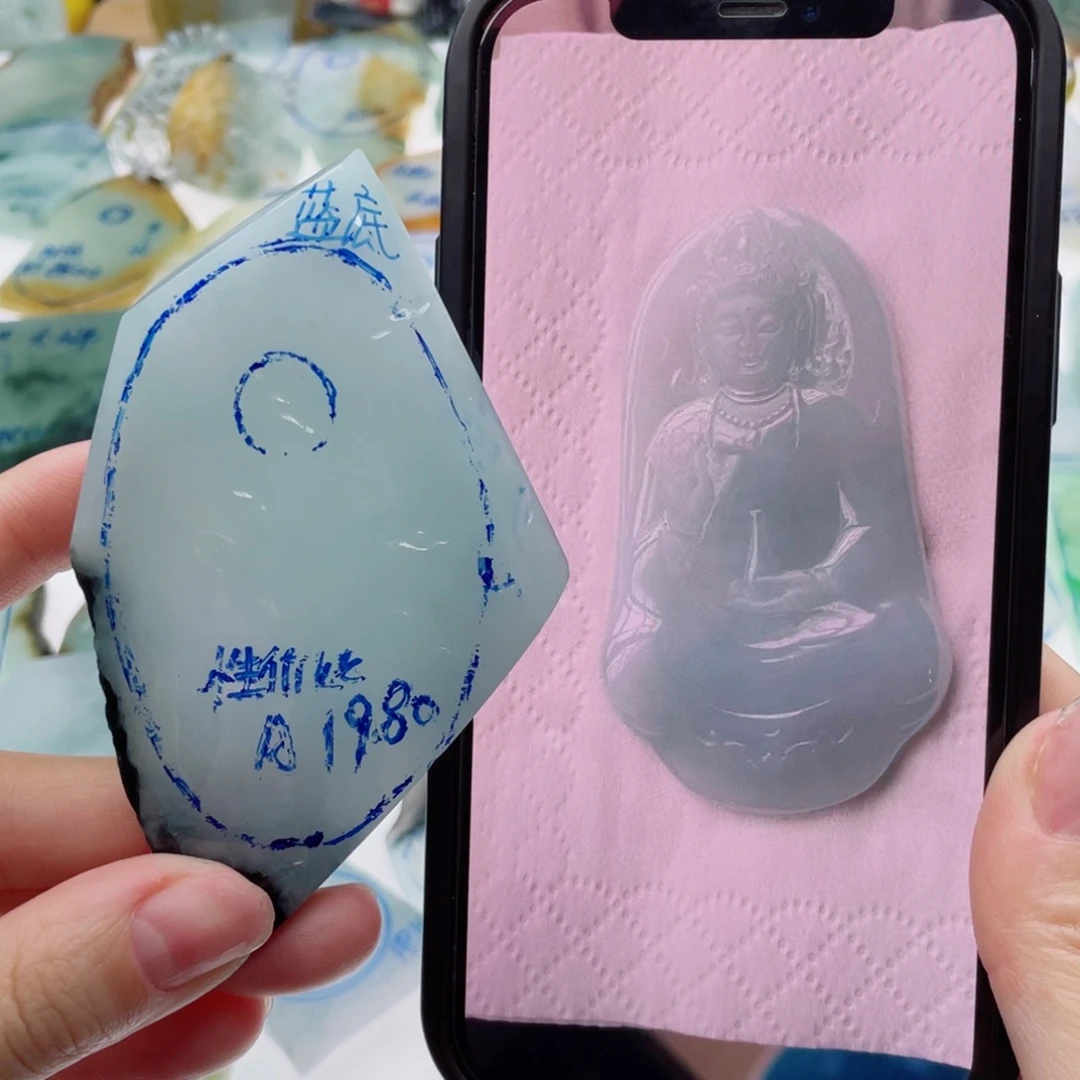 定制翡翠未镶嵌纯天然缅甸A货翡翠