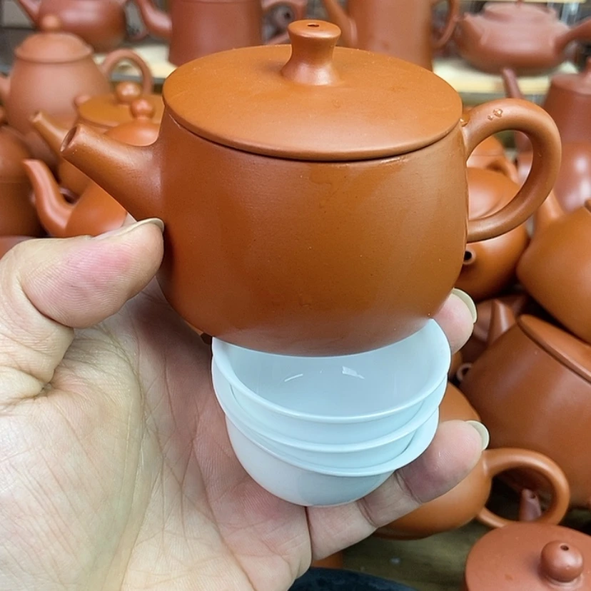 【闪购商品】茶壶朱泥130c c