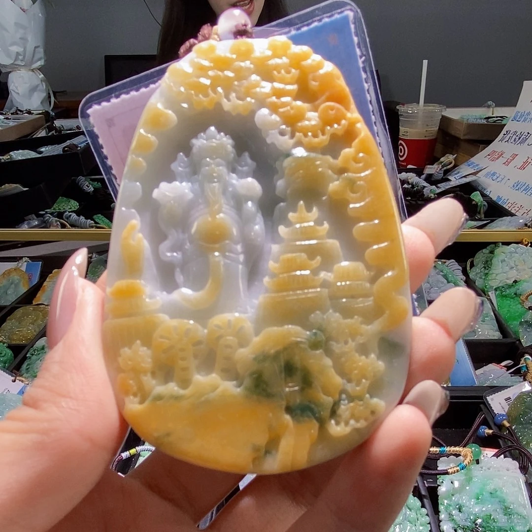 颈饰未镶嵌翡翠翡翠