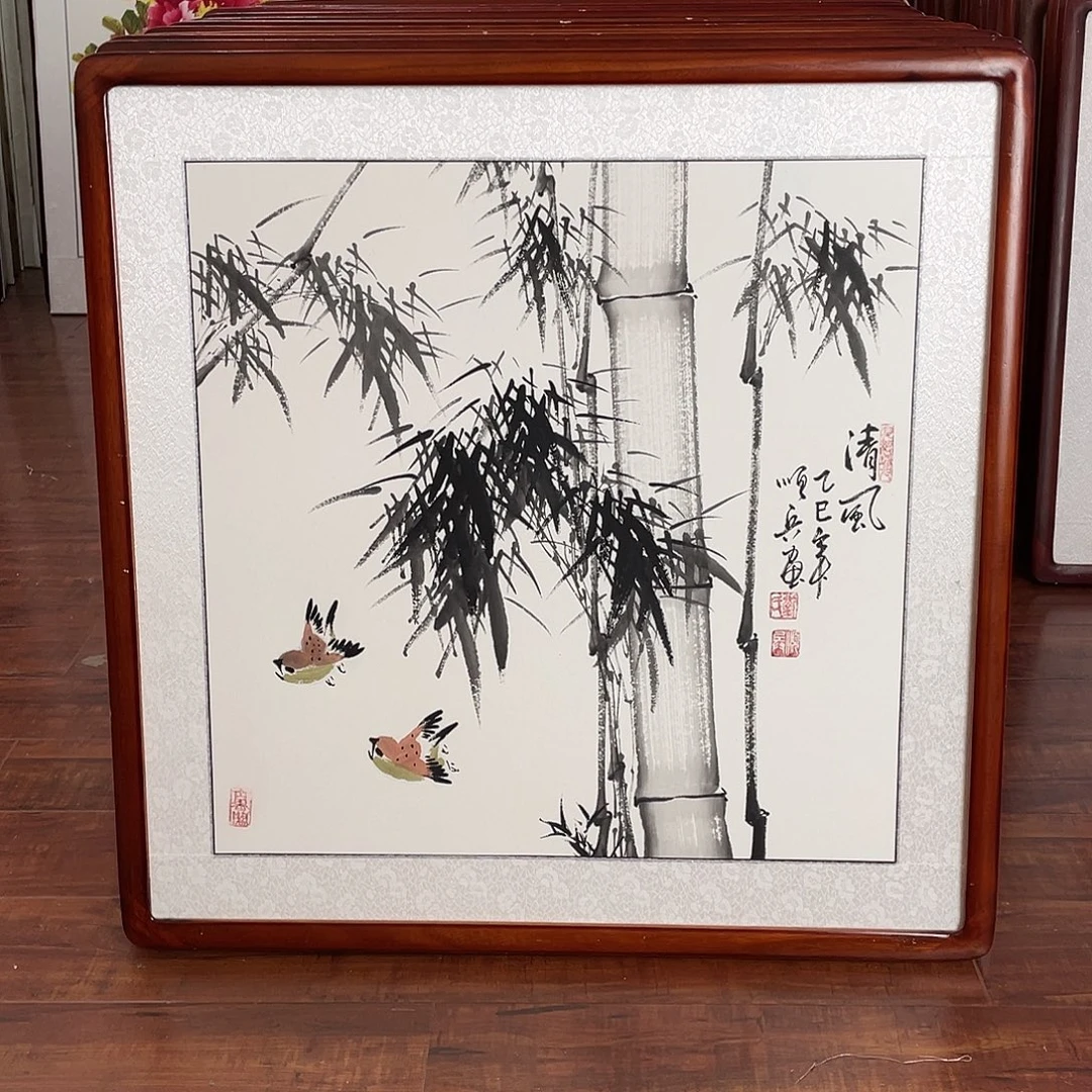 国画带框尺寸63*63厘米