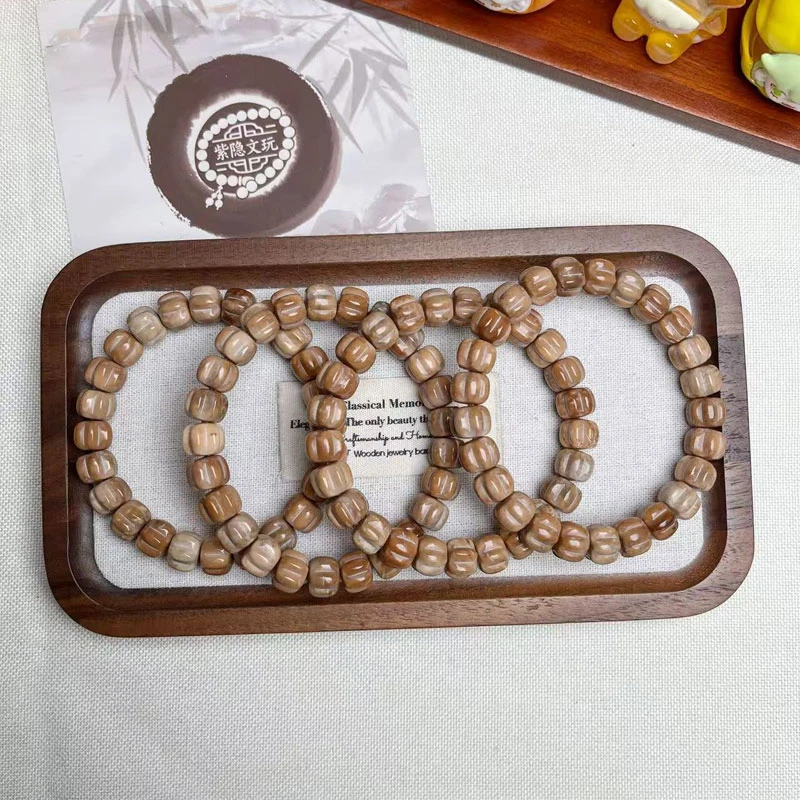 特级库克 小南瓜9m原色/妖花手串女士女士菩提手串天然雕刻