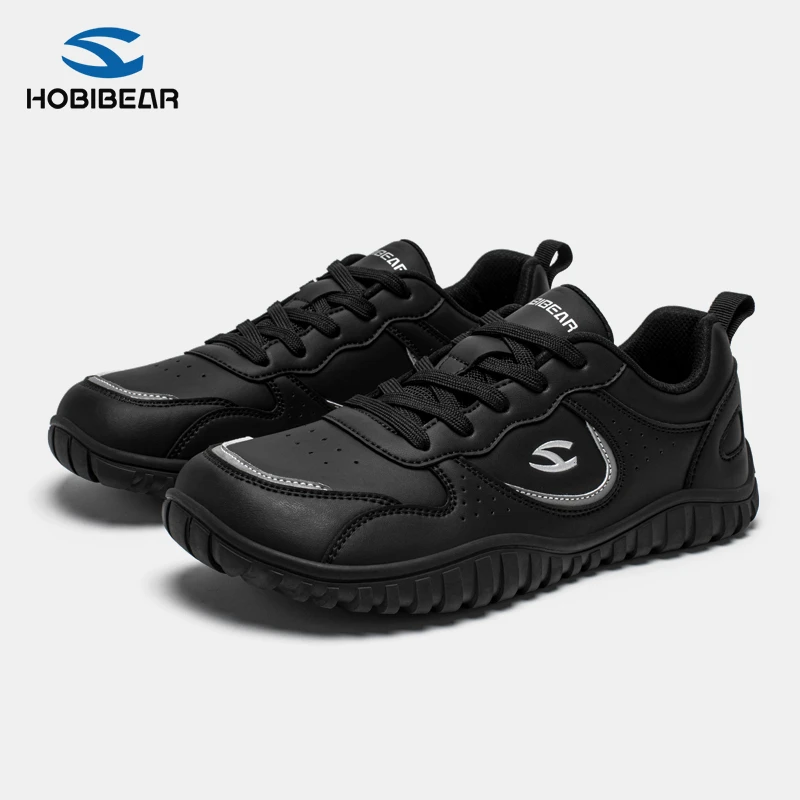 HOBIBEAR宽楦户外健身赤足运动鞋轻便透气男士宽头男鞋7137