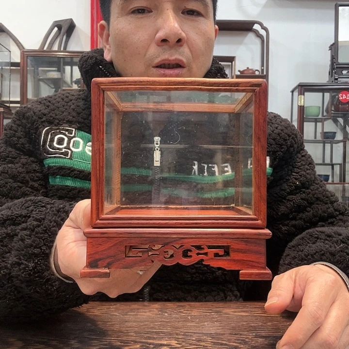 红酸枝木类红酸枝玻璃罩110