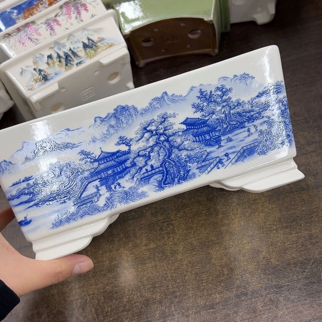 紫砂花盆888号瑕疵24/16/10cm