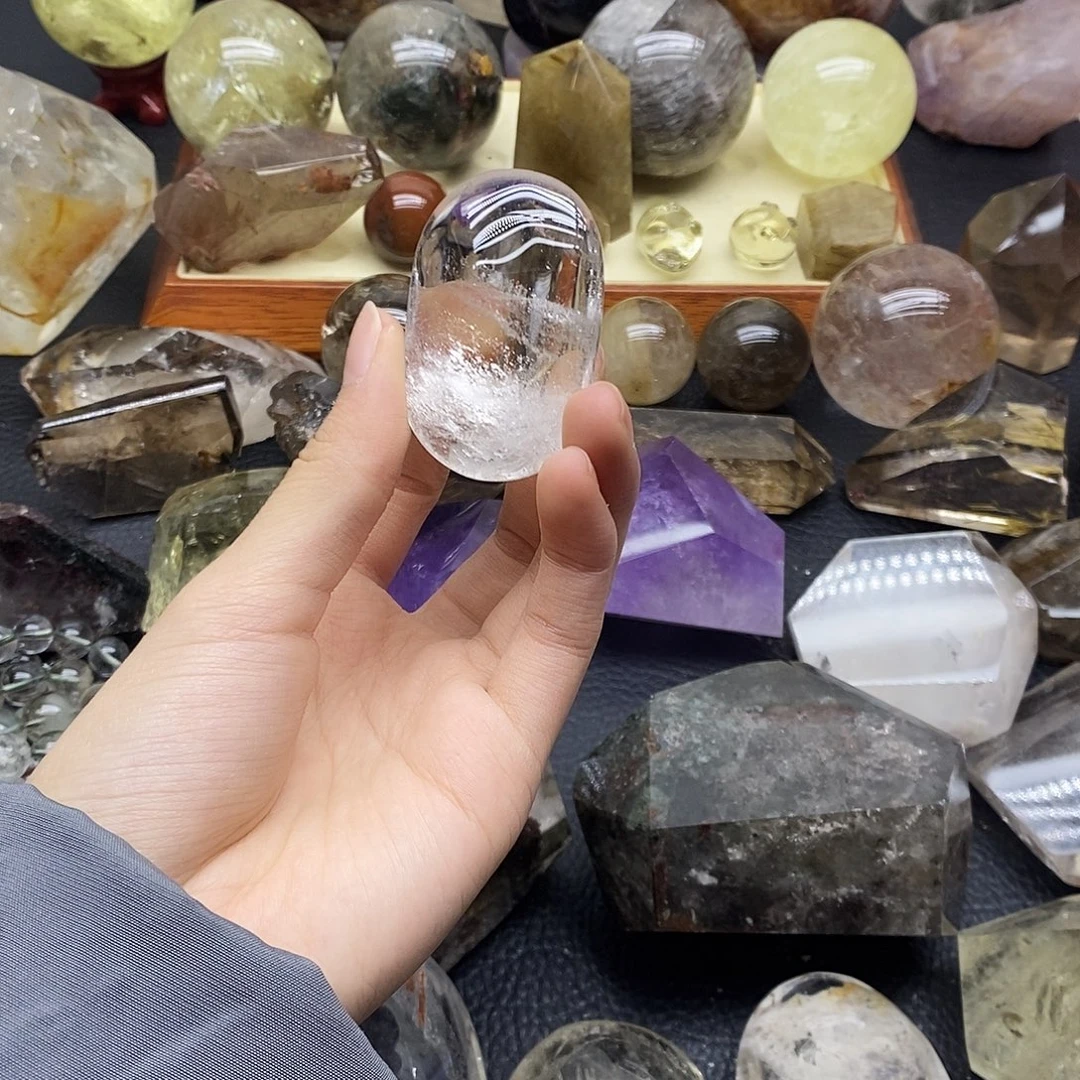 水晶珠宝半成品未镶嵌160水晶石