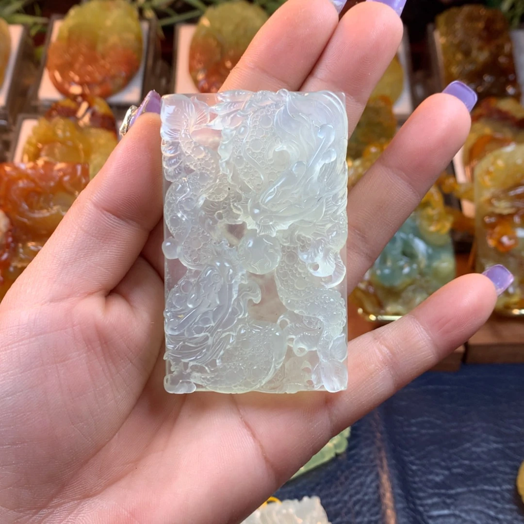 【闪购商品】蛇纹石玉颈饰未镶嵌喜*雪