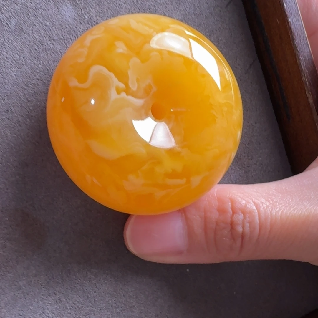 蜜蜡毛衣链未镶嵌