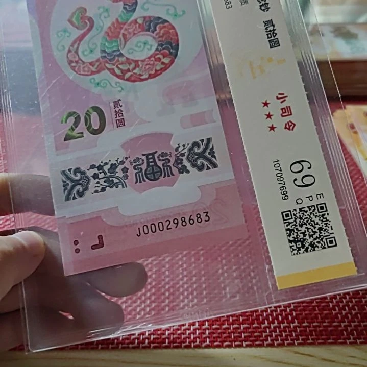 塑料小蛇钞小司令000298683评级