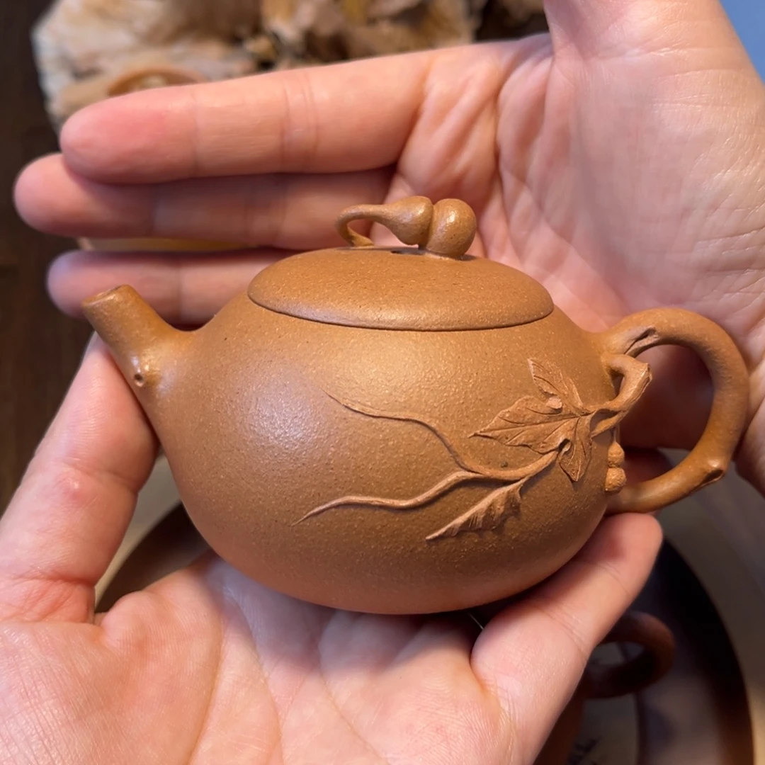 紫砂茶壶宜兴紫砂茶具半手工制作