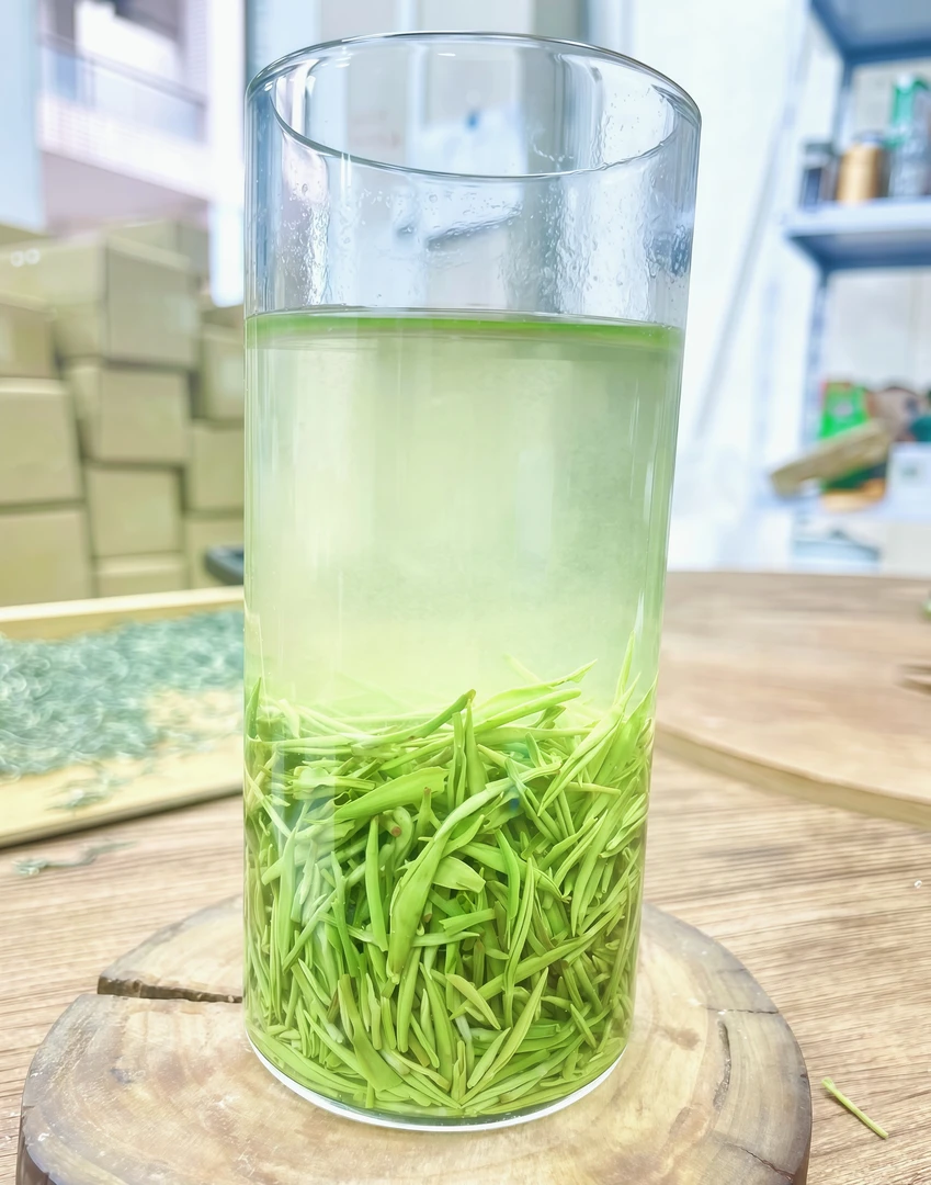 （雨前中芽）新茶实惠绿茶浓香耐泡板栗香口粮茶