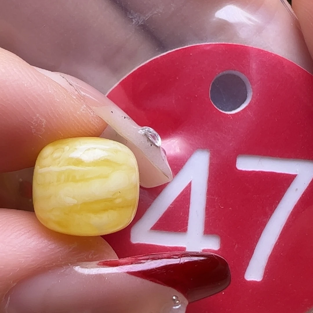 蜜蜡未镶嵌珠宝奇石10mm虎皮老型