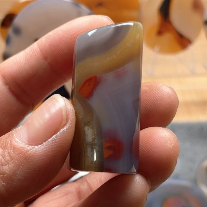 玛瑙/玉髓吊坠(不含链)未镶嵌玮*