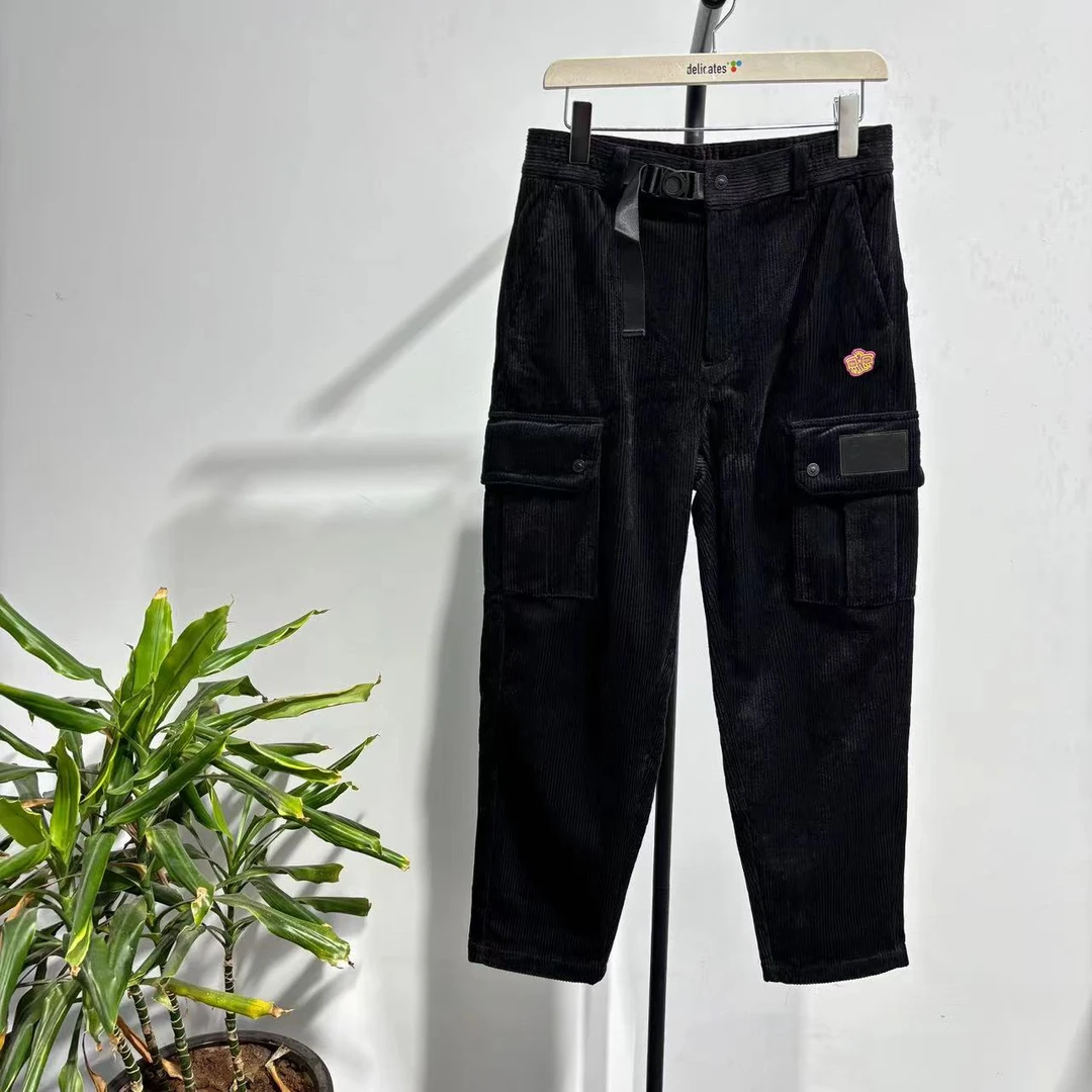 V-12 潮牌秋季男士休闲灯芯绒小直筒休闲裤 0306B