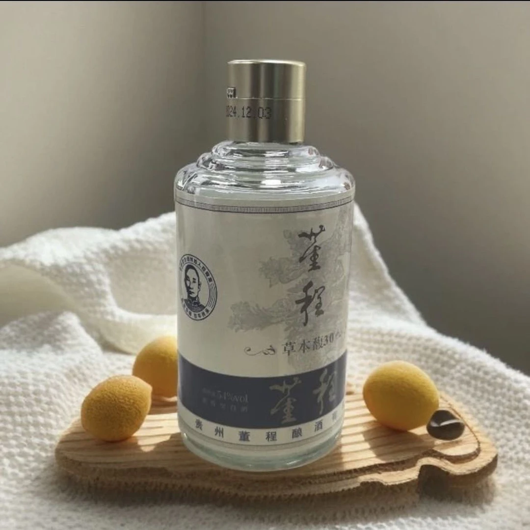 董程董香型高度纯粮白酒54度125ml