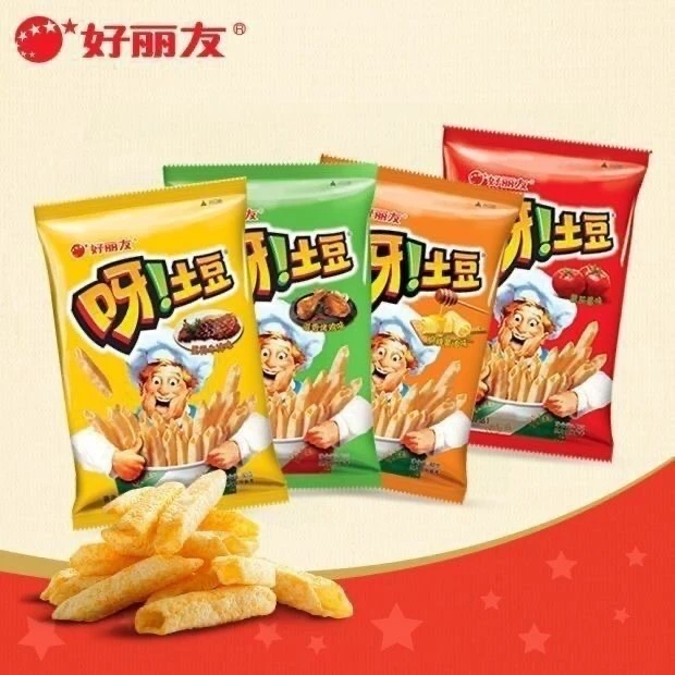 蜂蜜黄油味麻辣龙虾烤鸡味等多口味薯条休闲解馋小吃
