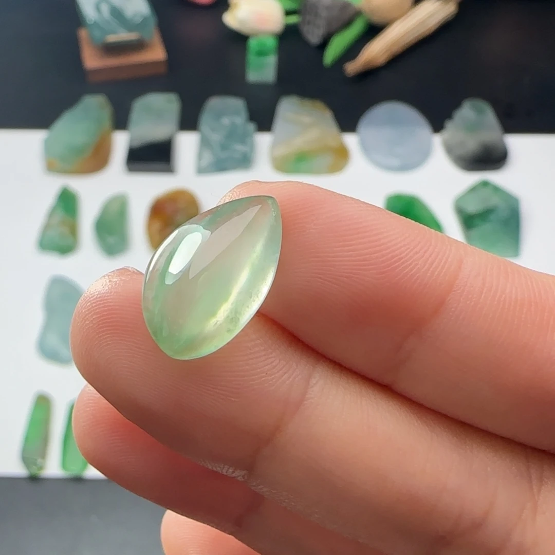 定制翡翠未镶嵌材料