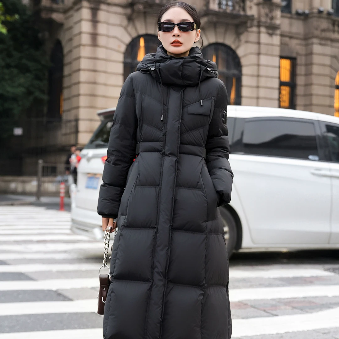 【晓薇专属】高级卡扣腰带羽绒服