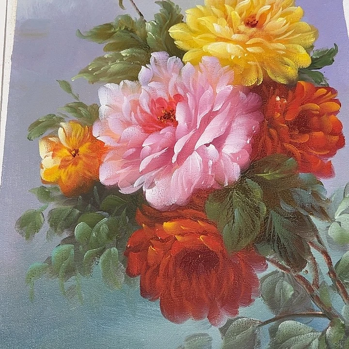 油画恭喜嘻嘻之一之一