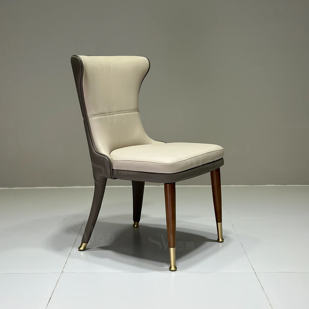 佛山工厂星级酒店民宿餐厅工程定制商用高端批发餐椅圆桌包厢椅子