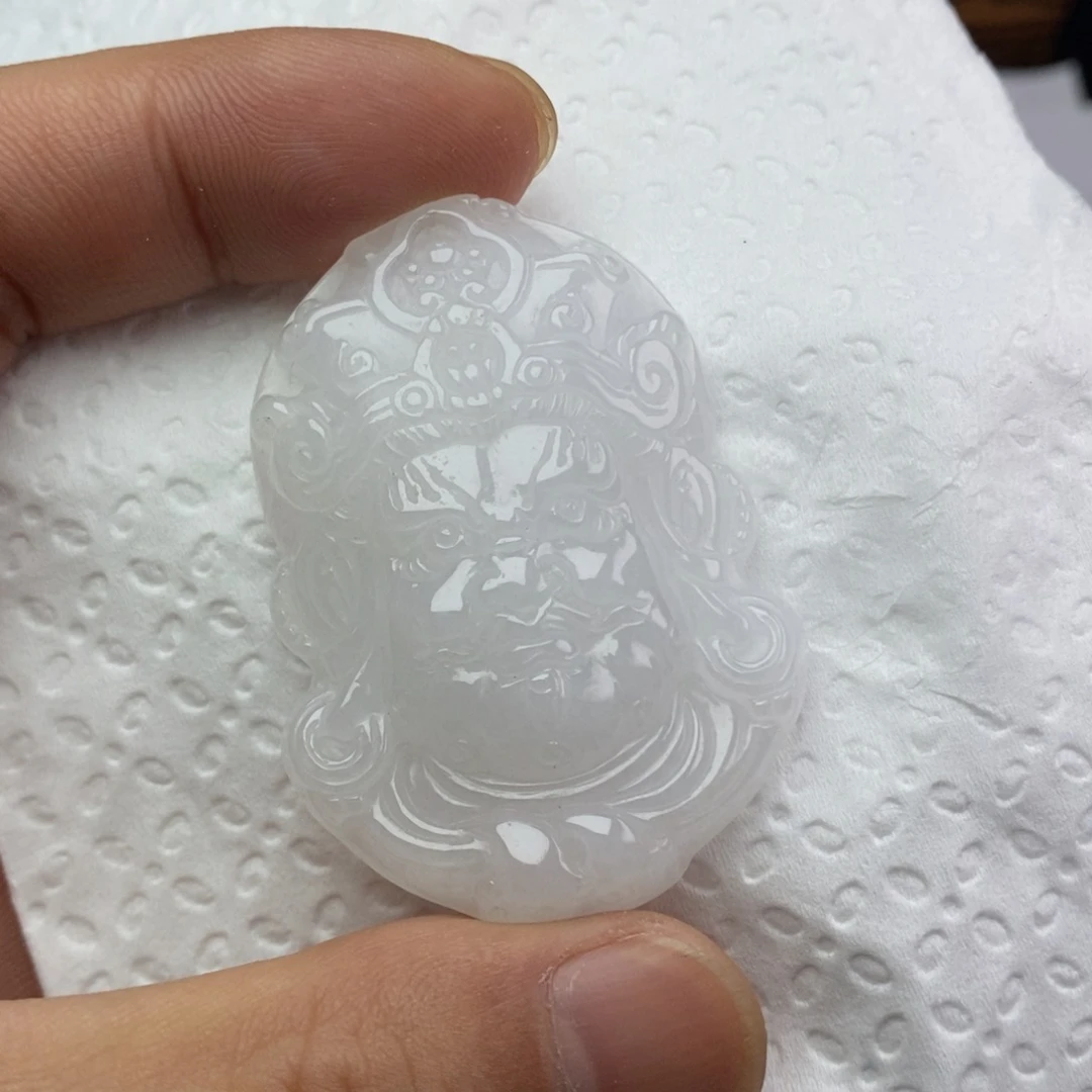 定制翡翠未镶嵌纯天然缅甸翡翠黄财神头