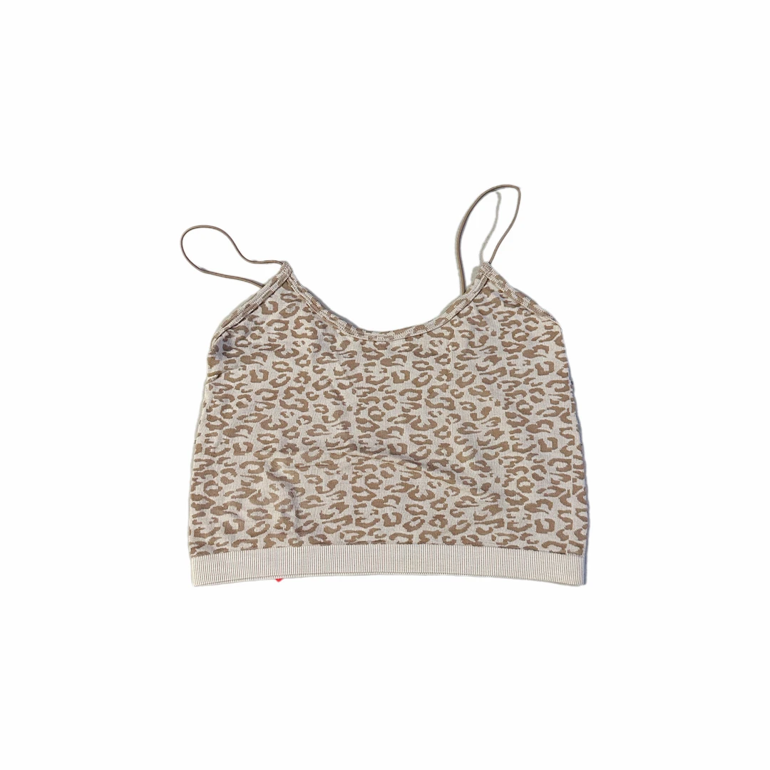 白豹纹细肩带背心辣妹打底无袖百搭健身瑜伽服高弹速干高级