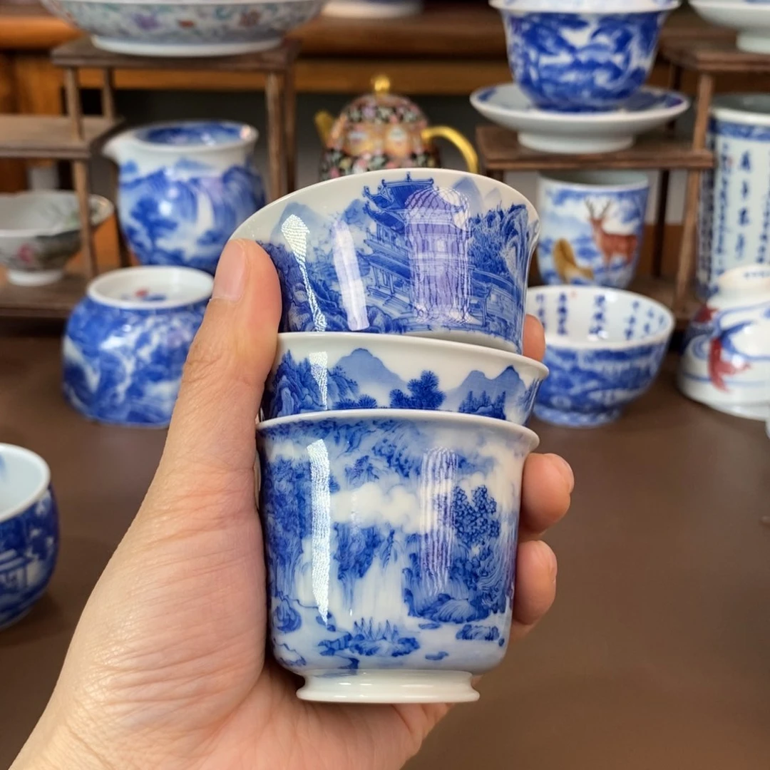 迈****僧景德镇陶瓷手工手绘