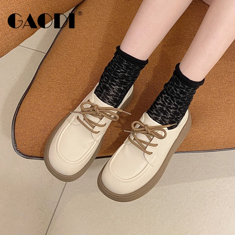 高蒂单鞋新款乐福鞋春秋百搭软底244310-110