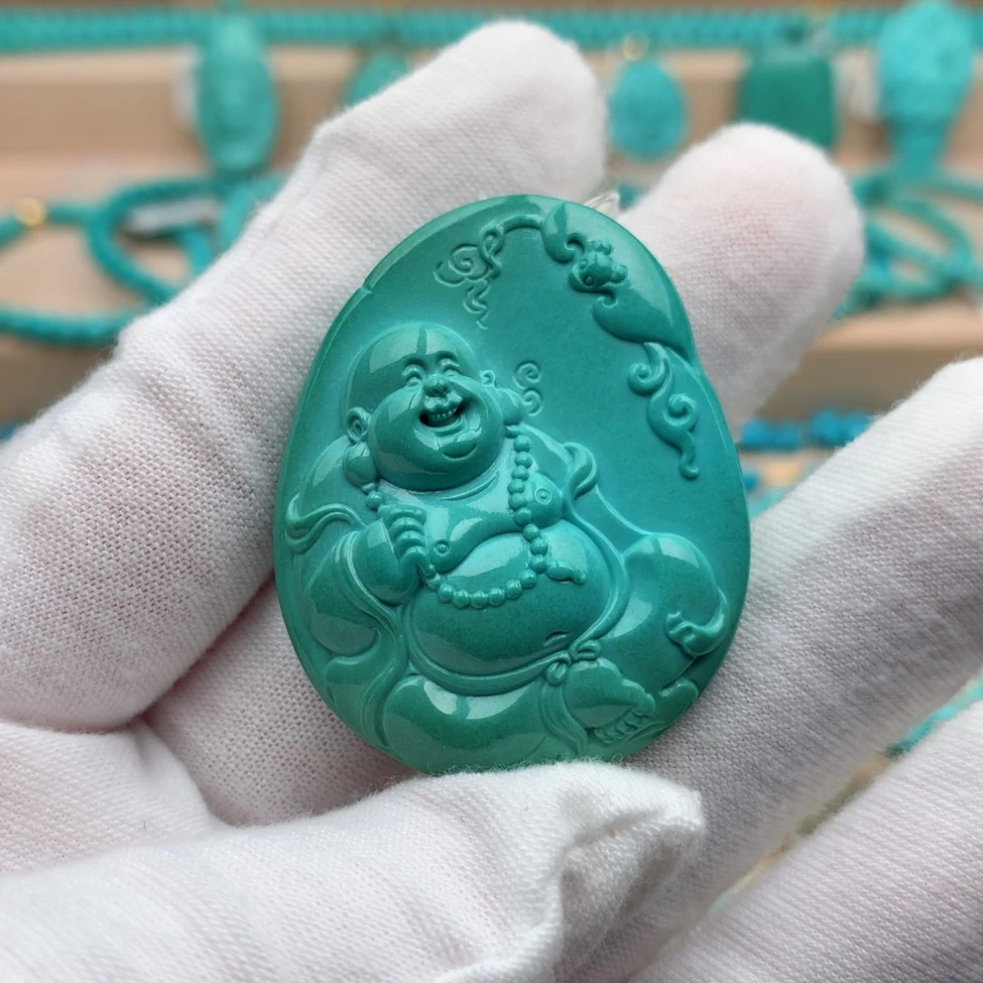 绿松石未镶嵌珠宝奇石21.4克