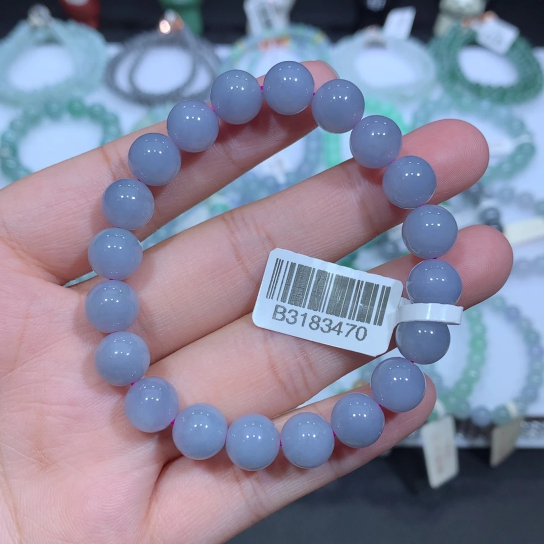 未镶嵌手串翡翠天然