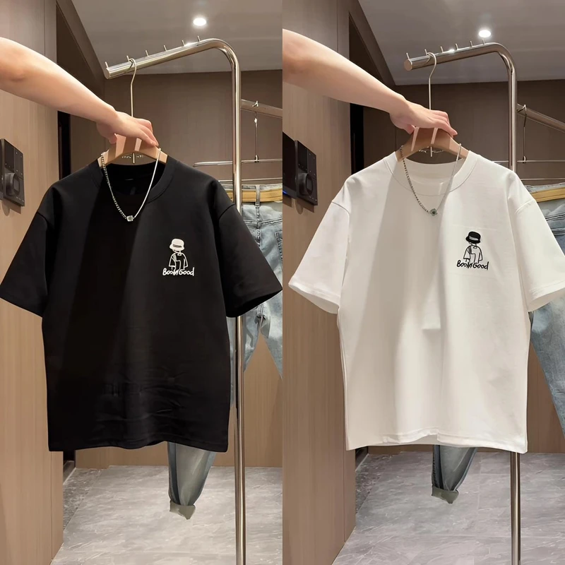 【100%纯棉】男童短袖t恤夏季新款趣味动漫印花中大童舒适男孩半袖