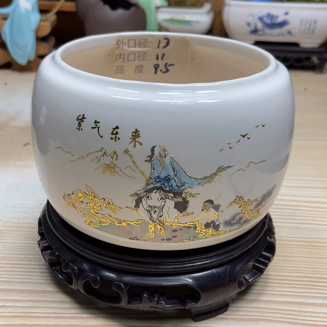 瓷片陶瓷花盆陶瓷艺术