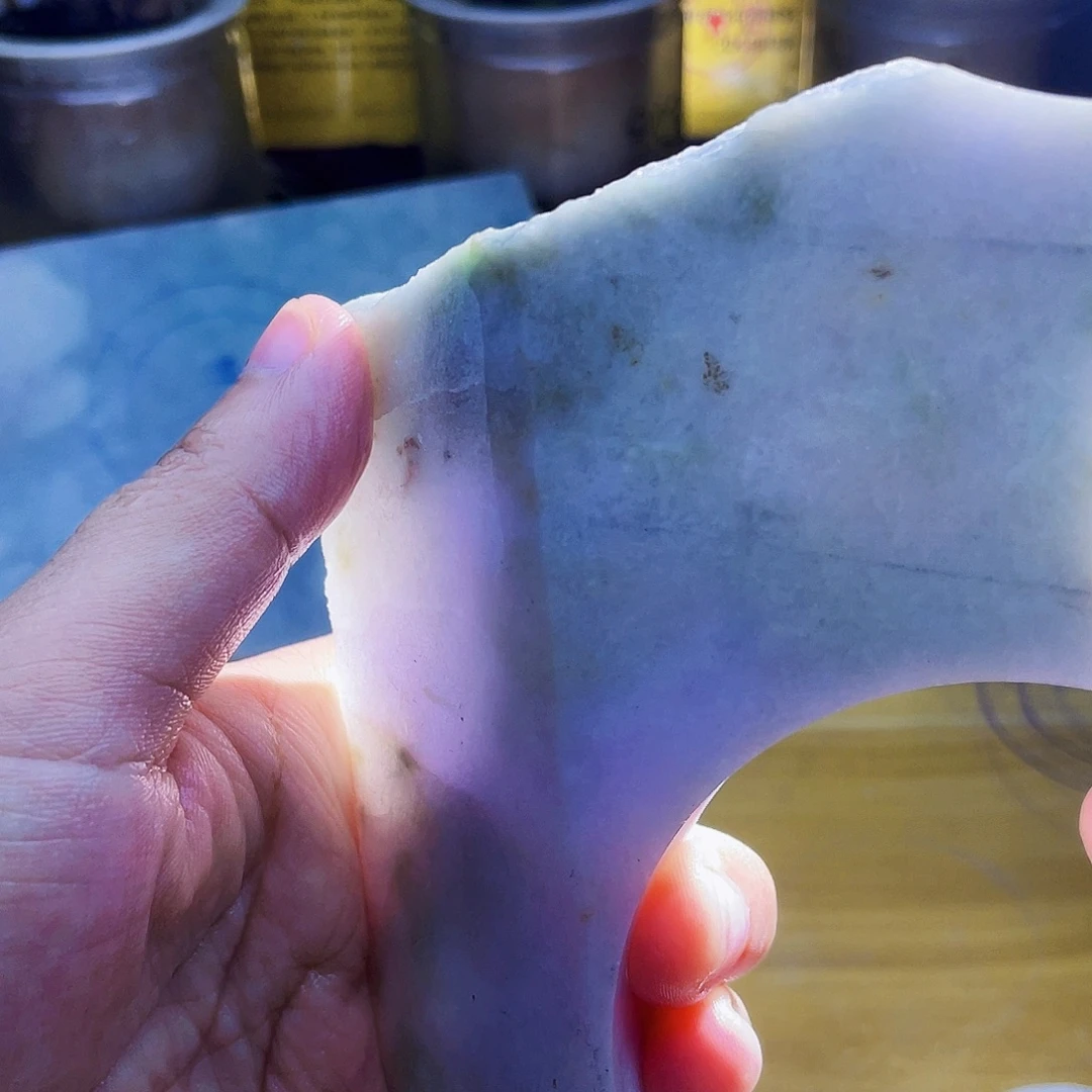 翡翠未镶嵌颈饰毛料36