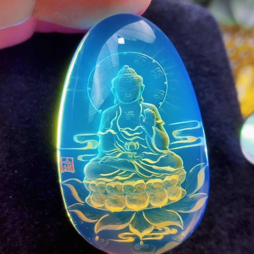【闪购商品】蓝珀吊坠(不含链)未镶嵌