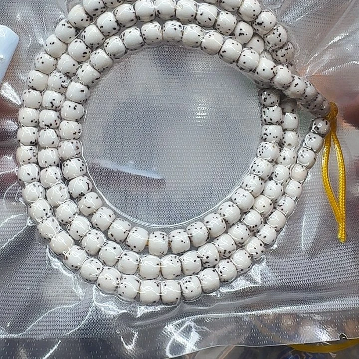 星月菩提手串642傲世半臂白星月菩提河豚65桶108