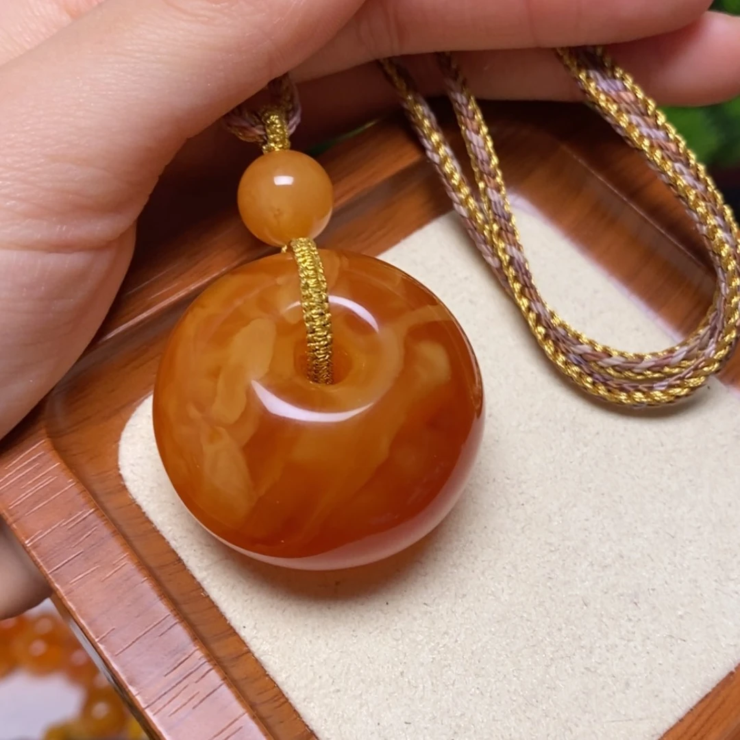 【闪购商品】蜜蜡颈饰未镶嵌项链