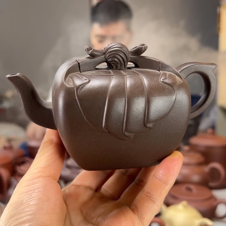 兄***）紫砂茶壶手工老茶壶印包壶