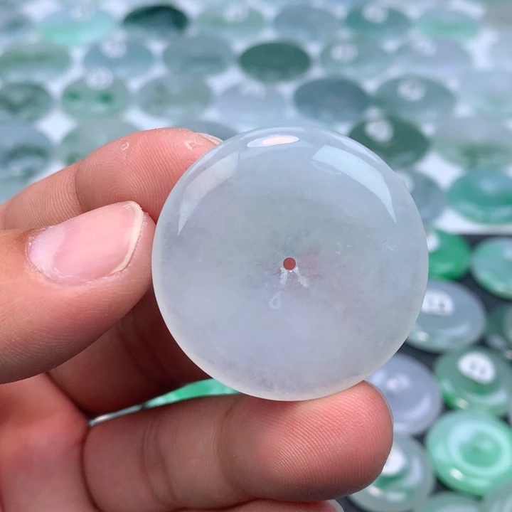 颈饰未镶嵌翡翠缅甸天然A货翡翠37.2-6.1