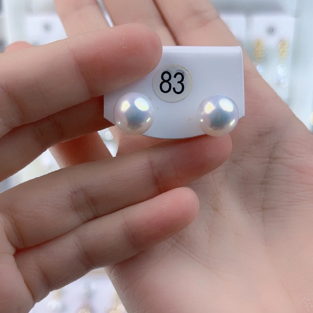 春***晓淡水珍珠耳饰未镶嵌