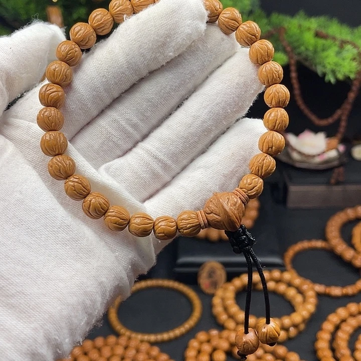 风***生吊坠桃核秦岭龙纹桃核