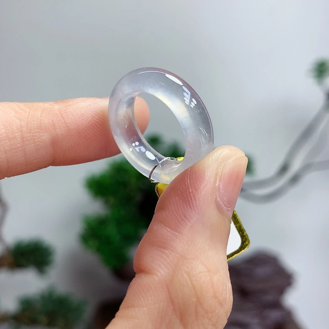 翡翠戒指未镶嵌8号