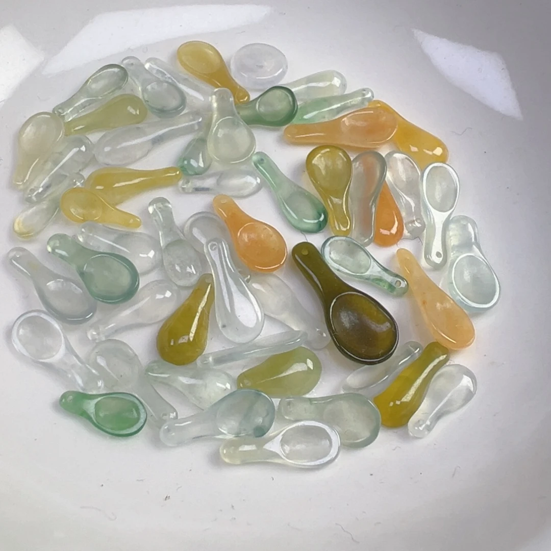 翡翠散珠勺子一个