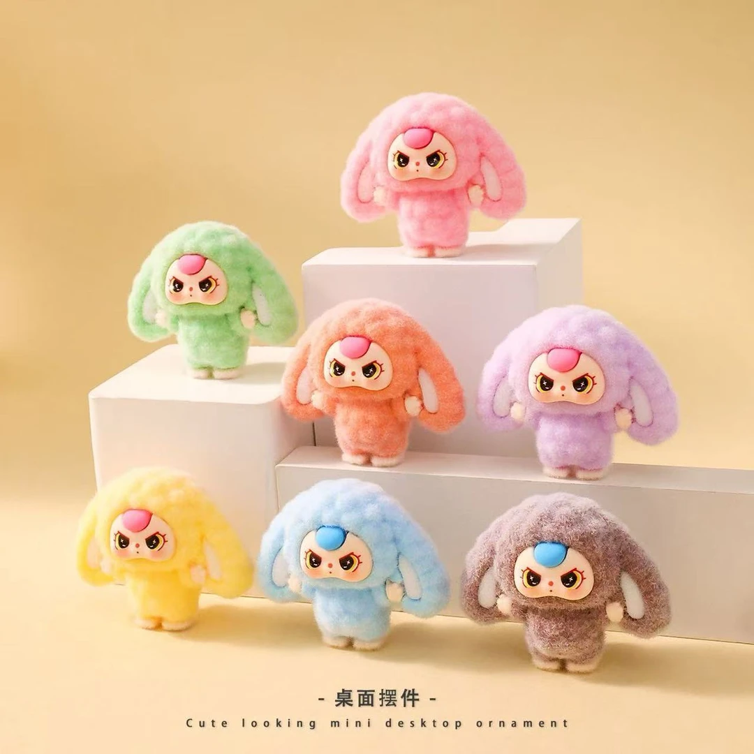 【九宫格】植绒娃三岁DIY摆件饰品可爱萌粒创意摆设