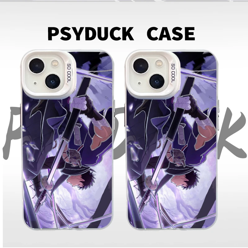 适用苹果华为一加小米漂泊浪客带土彩银白底卡通动漫防摔手机壳