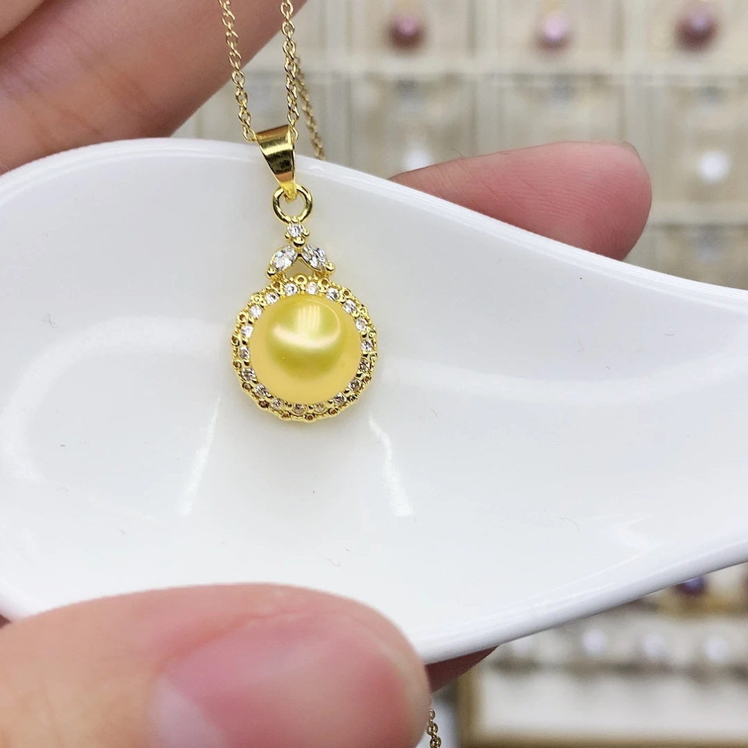 淡水珍珠颈饰合金