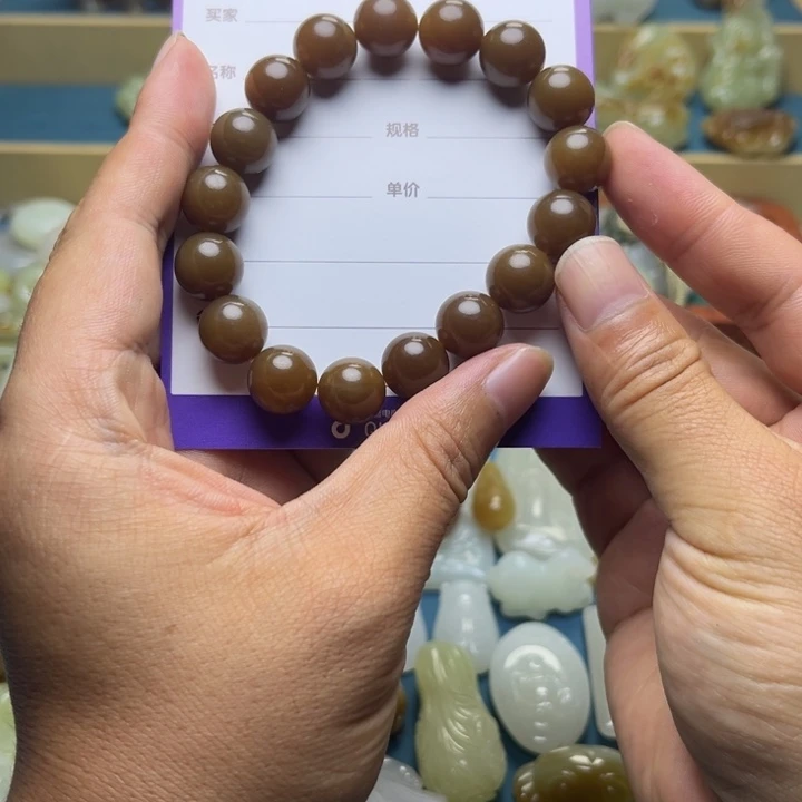 未镶嵌手串和田玉（糖玉）