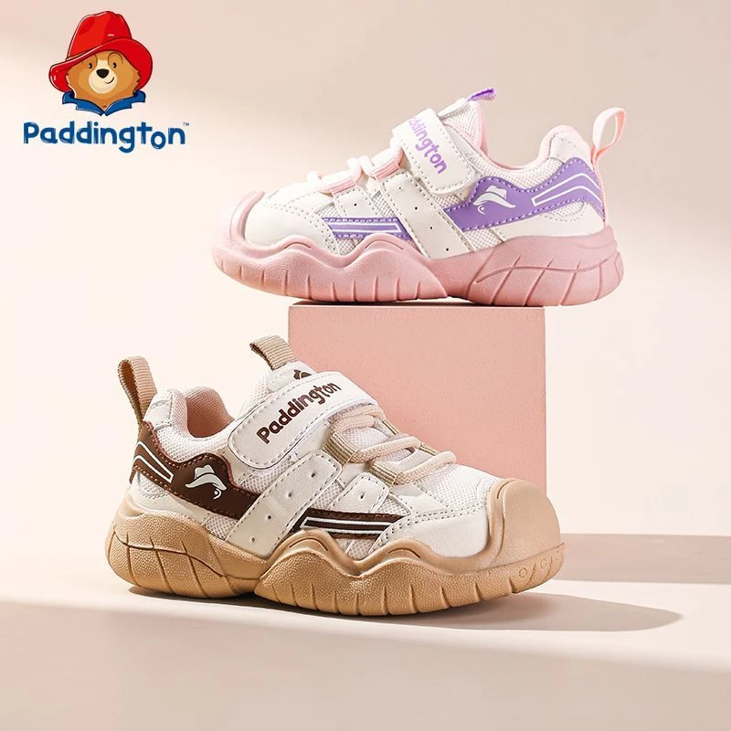 帕丁顿熊宝宝学步鞋2025春季新款小童男童女童幼儿机能鞋防滑软底