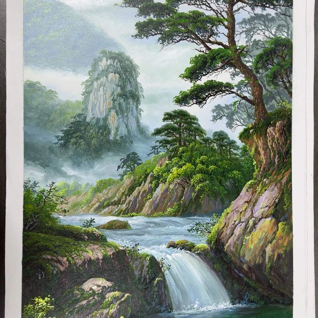 油画加油加油努力加油加油