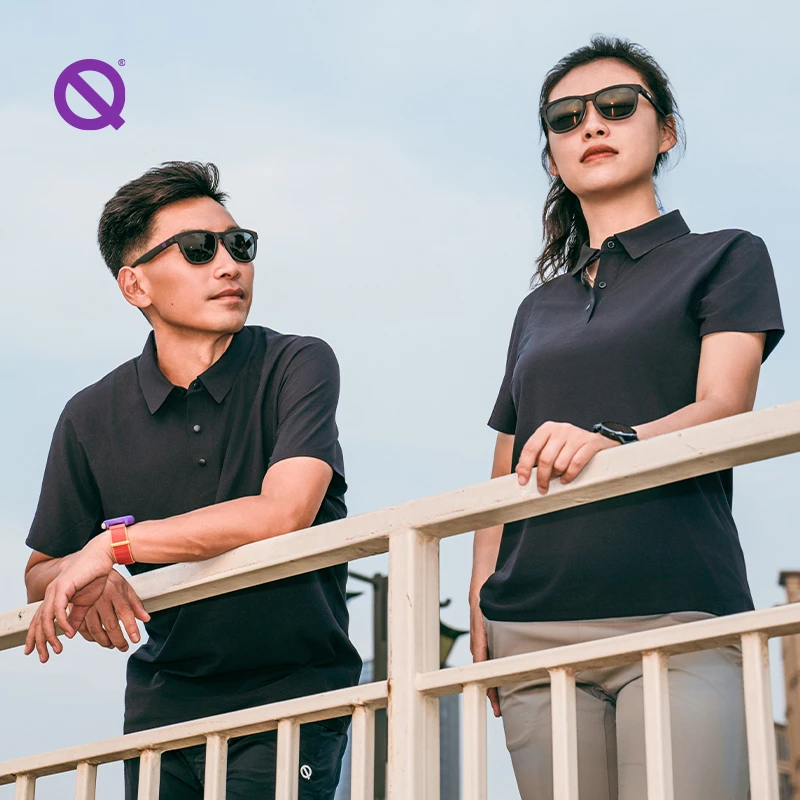 轻功短袖POLO衫男款女款夏季透气弹力跑步休闲短袖