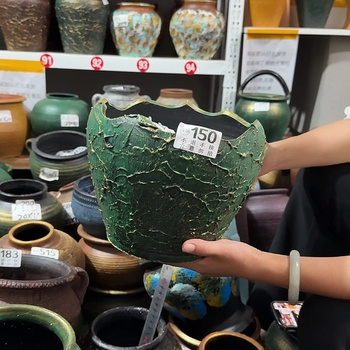 瑕疵金绿蛋壳150高度17口径20